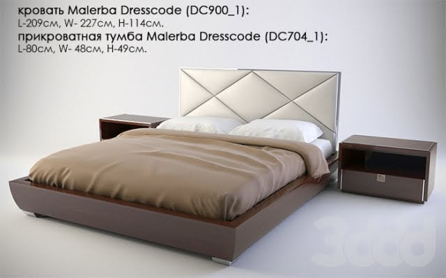 3DSKY MODELS – BED 3D MODELS – BED 1 – No.005