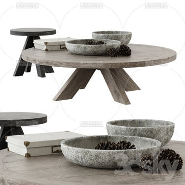 3DSKY MODELS – COFFEE TABLE – No.010