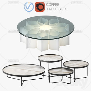 3DSKY MODELS – COFFEE TABLE – No.014 - thumbnail 0