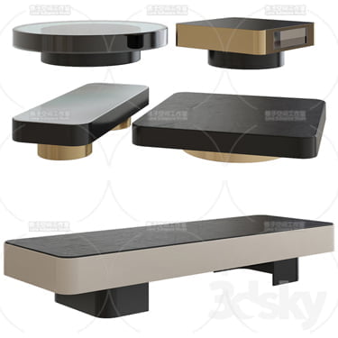 3DSKY MODELS – COFFEE TABLE – No.018