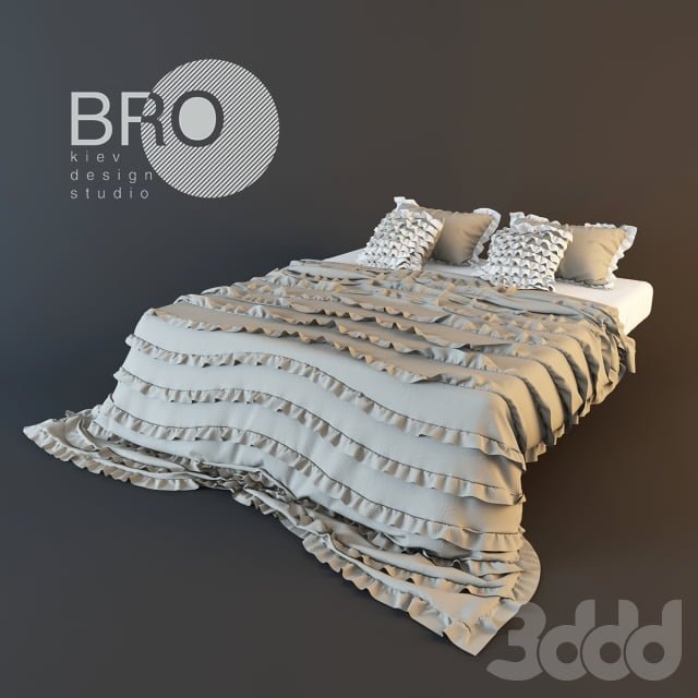 3DSKY MODELS – BED 3D MODELS – BED 1 – No.018 - thumbnail 0