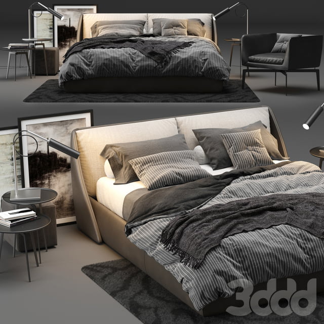 3DSKY MODELS – BED 3D MODELS – BED 1 – No.022