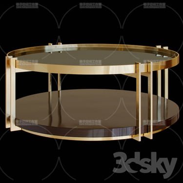 3DSKY MODELS – COFFEE TABLE – No.039 - thumbnail 0