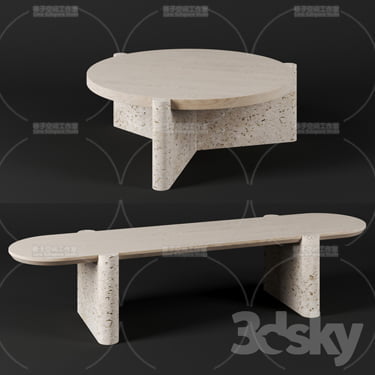 3DSKY MODELS – COFFEE TABLE – No.046