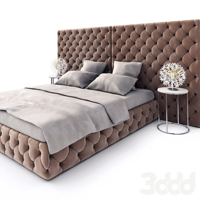 3DSKY MODELS – BED 3D MODELS – BED 1 – No.047 - thumbnail 0