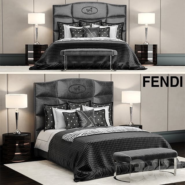 3DSKY MODELS – BED 3D MODELS – BED 1 – No.048 - thumbnail 0