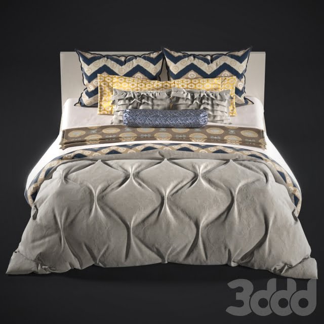 3DSKY MODELS – BED 3D MODELS – BED 1 – No.055