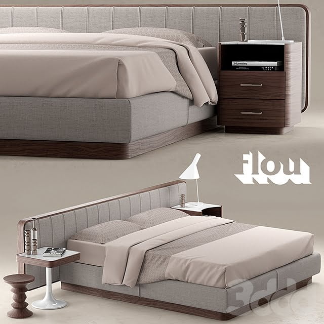 3DSKY MODELS – BED 3D MODELS – BED 1 – No.079 - thumbnail 0
