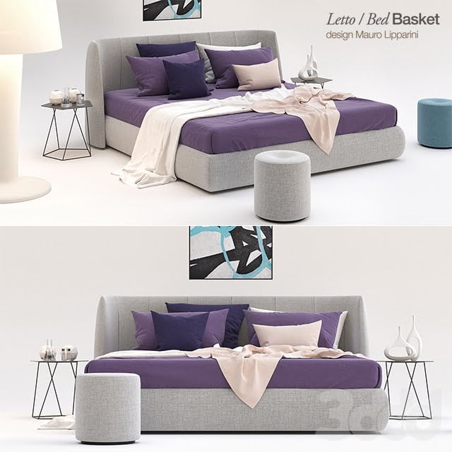 3DSKY MODELS – BED 3D MODELS – BED 1 – No.093 - thumbnail 0