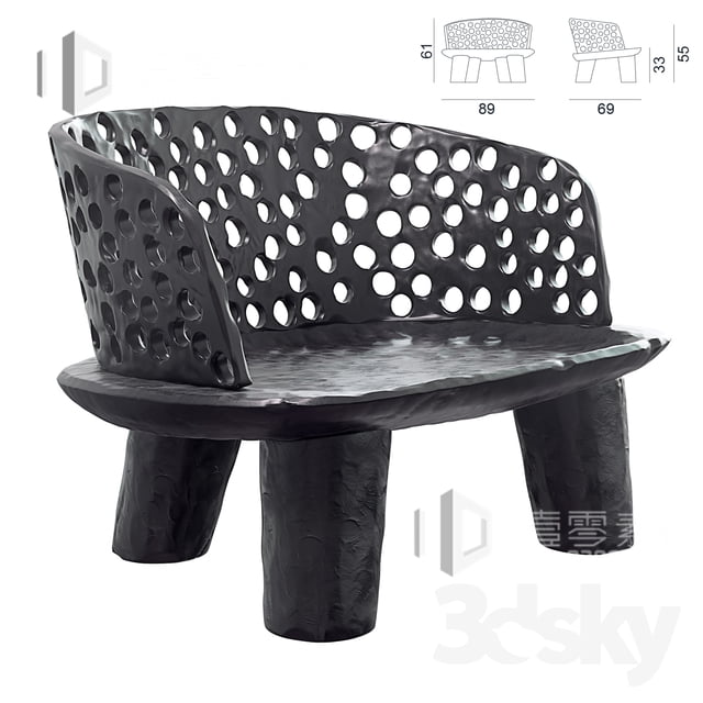 3DSKY MODELS – CHAIR & ARMCHAIR – VOL.06 – No.005 - thumbnail 0