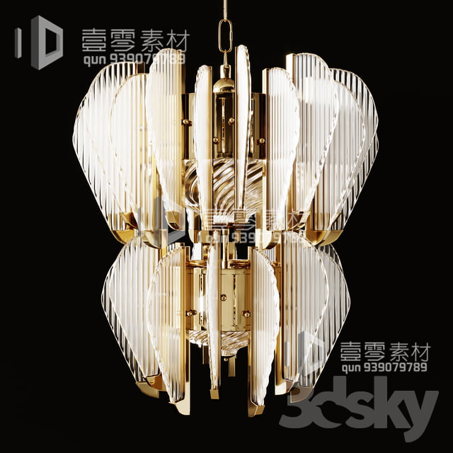 3DSKY MODELS – CEILING LIGHT – No.022 - thumbnail 0