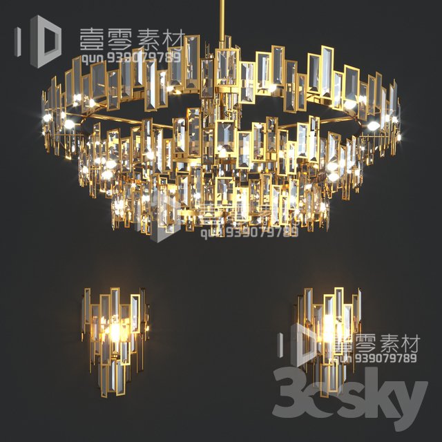 3DSKY MODELS – CEILING LIGHT – No.028