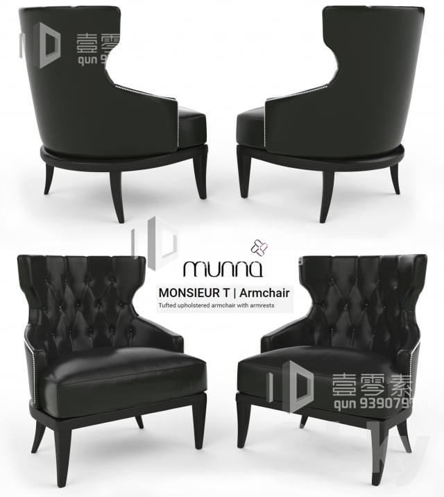 3DSKY MODELS – CHAIR & ARMCHAIR – VOL.05 – No.030 - thumbnail 0