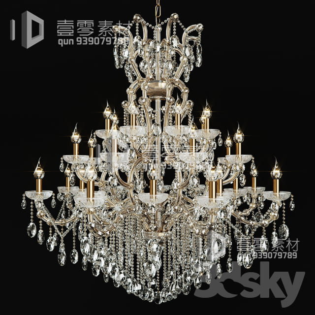 3DSKY MODELS – CEILING LIGHT – No.035