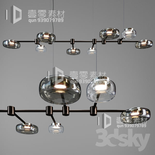 3DSKY MODELS – CEILING LIGHT – No.055 - thumbnail 0