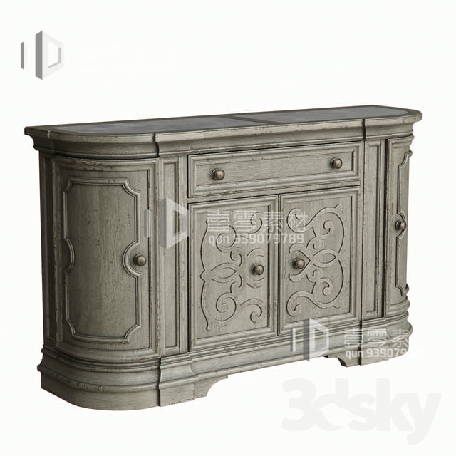 CONSOLE & CABINETS 3D MODELS – VOL.10 – No.065