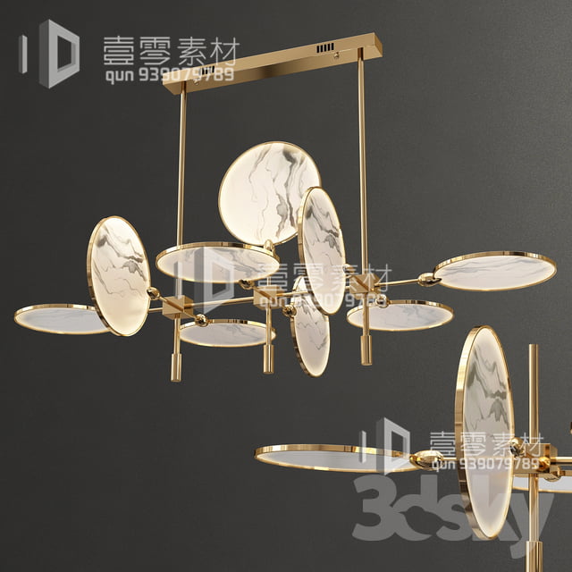 3DSKY MODELS – CEILING LIGHT – No.067 - thumbnail 0