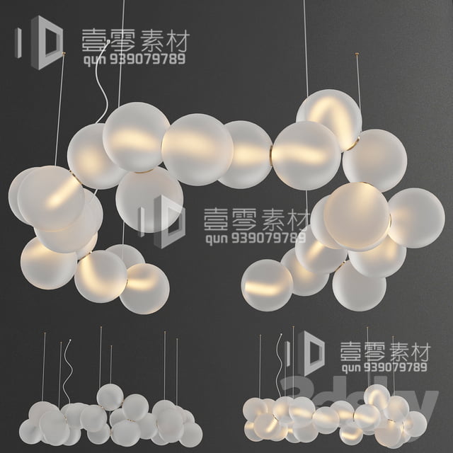 3DSKY MODELS – CEILING LIGHT – No.083 - thumbnail 0