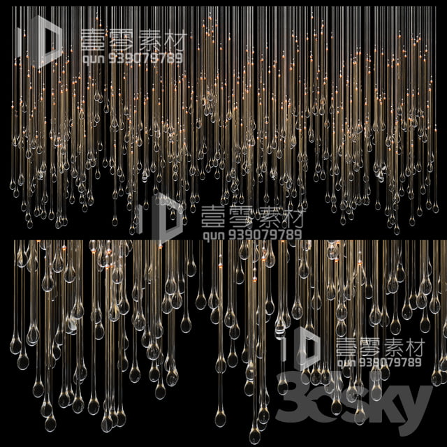 3DSKY MODELS – CEILING LIGHT – No.093 - thumbnail 0