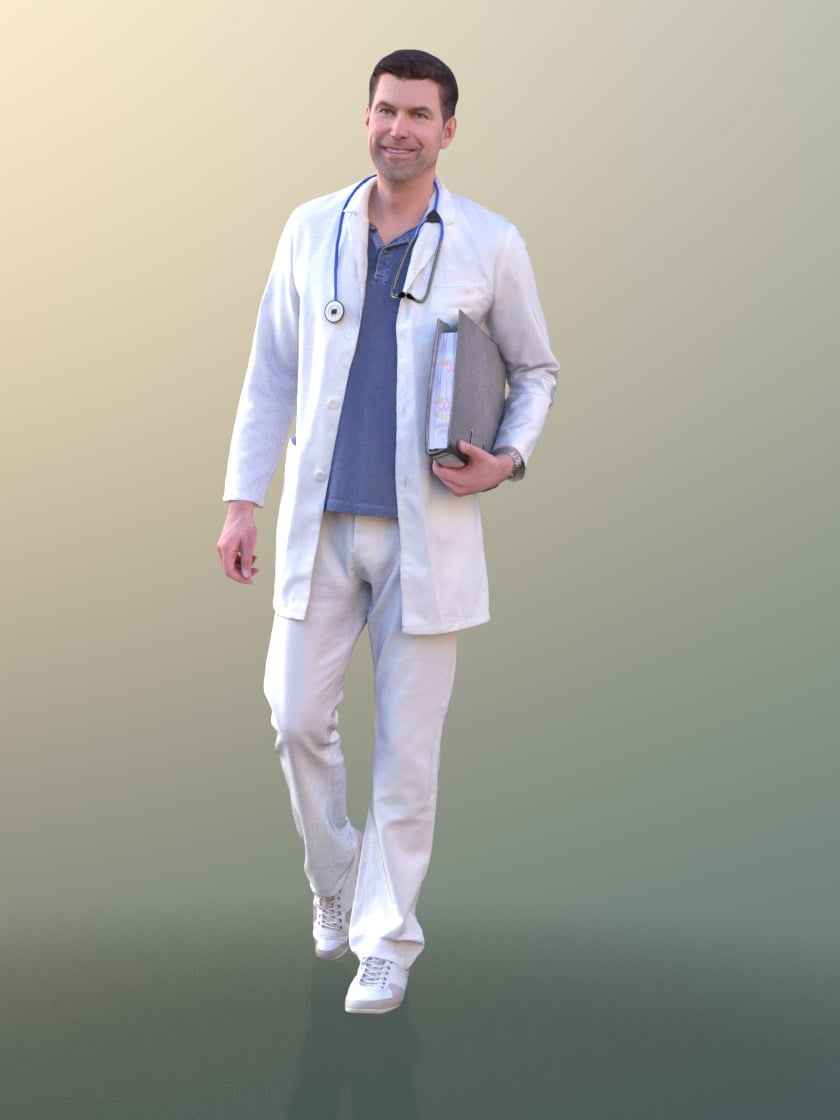 3DSKY FREE – HUMAN 3D – MEDICAL STAFF – No.007