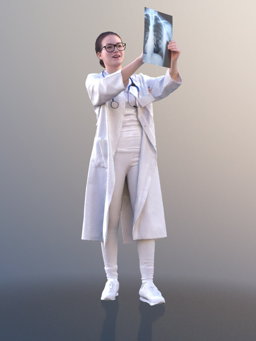 3DSKY FREE – HUMAN 3D – MEDICAL STAFF – No.008