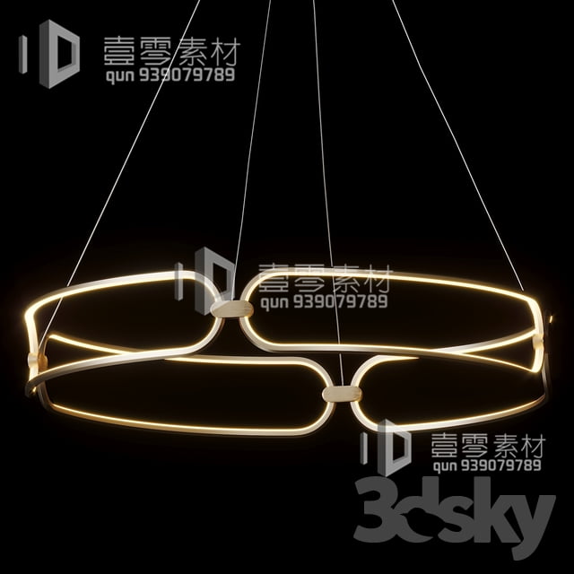 3DSKY MODELS – CEILING LIGHT – No.129