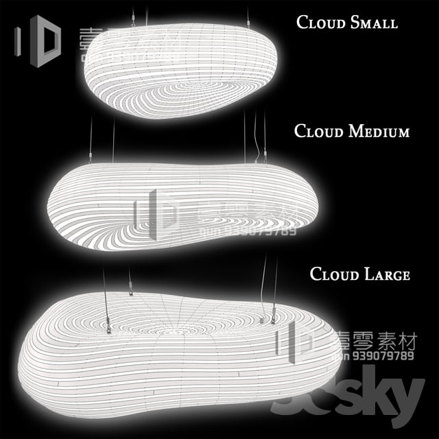 3DSKY MODELS – CEILING LIGHT – No.130