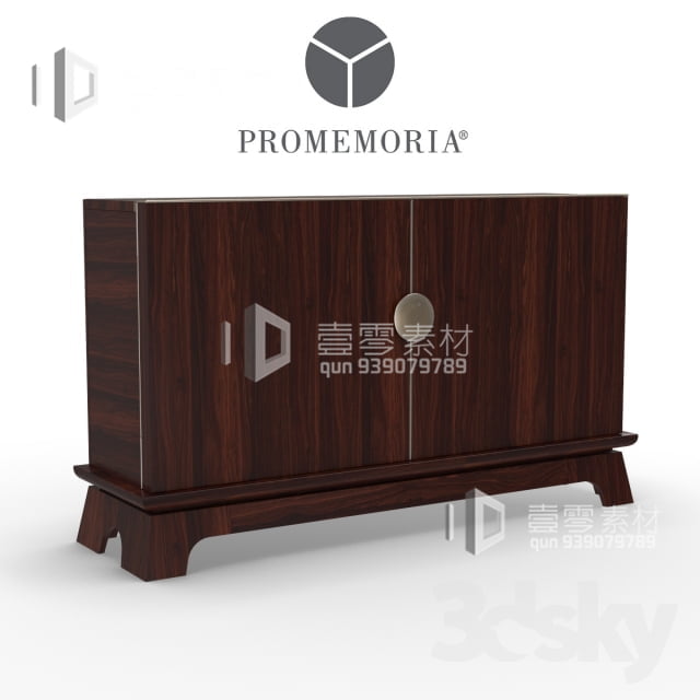 CONSOLE & CABINETS 3D MODELS – VOL.10 – No.146 - thumbnail 0