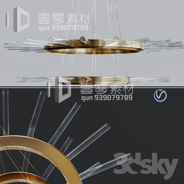 3DSKY MODELS – CEILING LIGHT – No.151