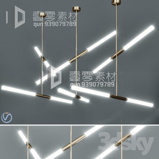 3DSKY MODELS – CEILING LIGHT – No.152