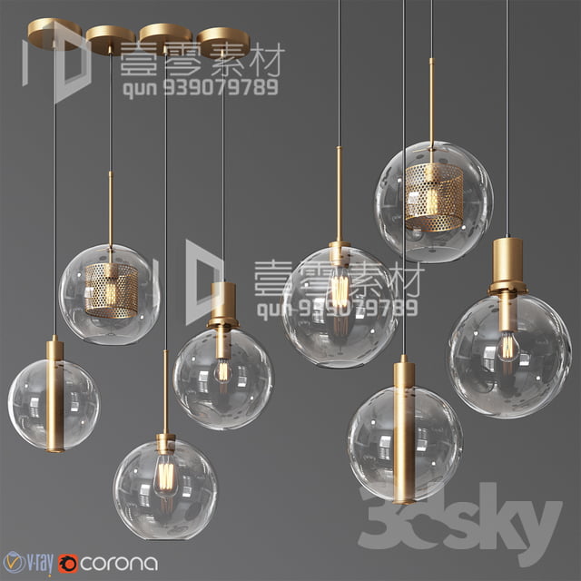 3DSKY MODELS – CEILING LIGHT – No.194