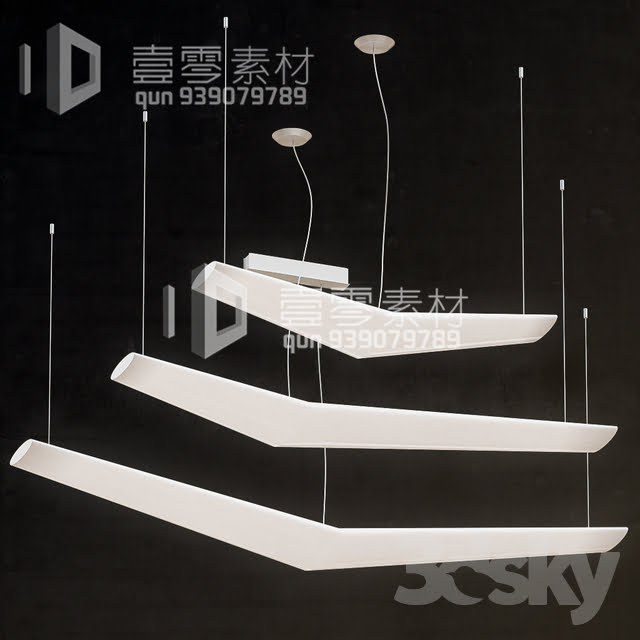 3DSKY MODELS – CEILING LIGHT – No.210 - thumbnail 0