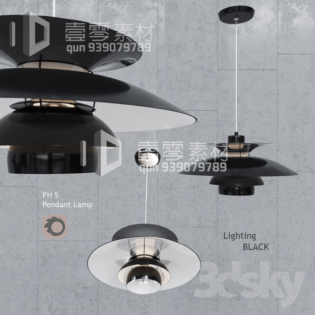 3DSKY MODELS – CEILING LIGHT – No.218 - thumbnail 0