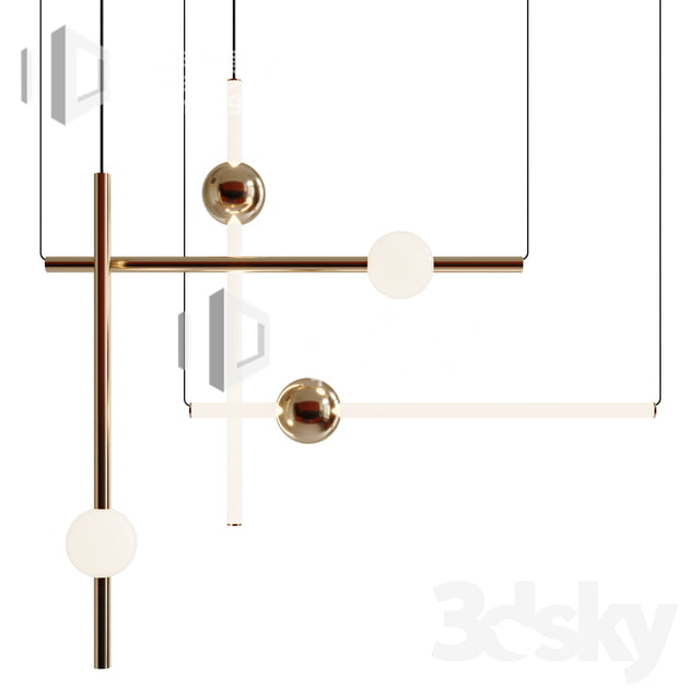 3DSKY MODELS – CEILING LIGHT – No.223