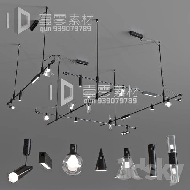 3DSKY MODELS – CEILING LIGHT – No.232