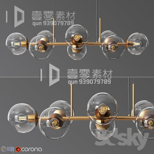 3DSKY MODELS – CEILING LIGHT – No.236