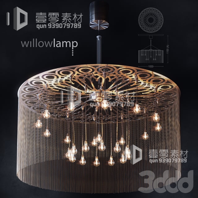 3DSKY MODELS – CEILING LIGHT – No.243