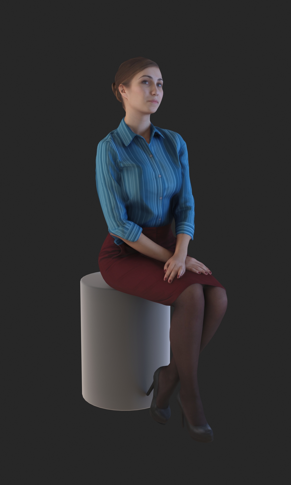 3DSKY FREE – HUMAN 3D – POSED PEOPLE – No.013 - thumbnail 0
