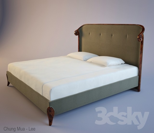 3DSKY MODELS – BED 3D MODELS – No.101 - thumbnail 0