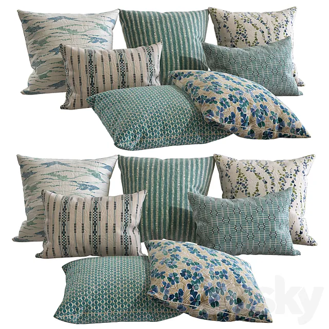 22 Pillow Decor 3dsMax Model