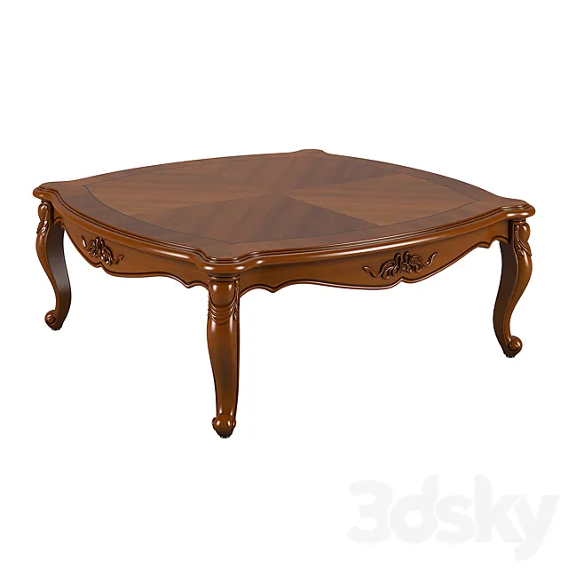 2601000_230_1_Carpenter_Big_square_tea_table_1200x1200x437 3DS Max Model