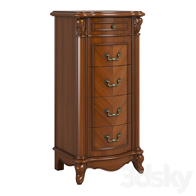 2610300_230_1_Carpenter_Small_5_drawer_cabinet_550x450x1090 3ds Max