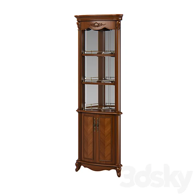 2617800_230_1_Carpenter_Open_top_High_corner_cabinet_547x547x2155 3ds Max