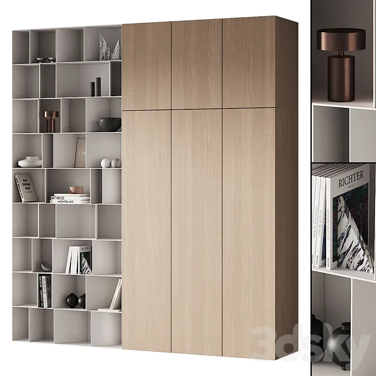 263 cabinet furniture 13 modular wardrobe cupboard 09 3DS Max