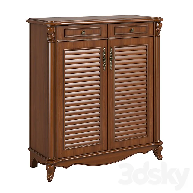 2650600_230_1_Carpenter_Shoes_cabinet_1100x450x1200 3ds Max