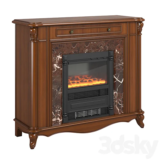 2651100_230_1_Carpenter_Fireplace_cabinet_1200x421x1032 3ds Max