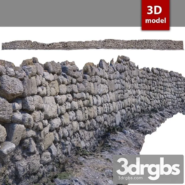 290 Stone Wall 3dsmax Download