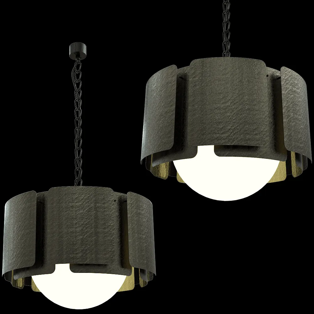 2К Светомастерская – Pendant lamp FERRUM 011 3ds Max