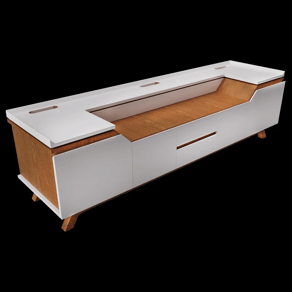 2K1M – Sideboard Grooves 3ds Max