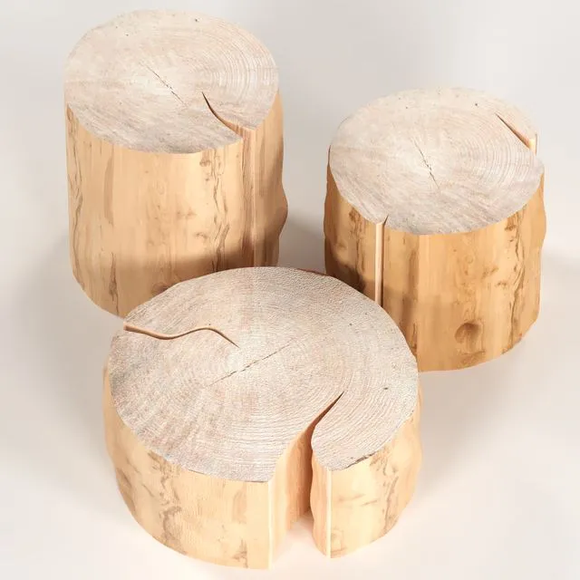 3 coffee table stump 3dsMax Model